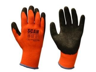 Scan Thermal Latex Coated Gloves - L (Size 9) (5023969257518) SCAGLOKSTHER