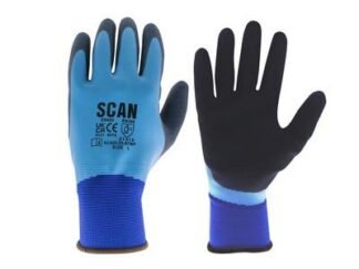 Scan Waterproof Latex Gloves - XXL (Size 11) (5023969318332) SCAGLOLAWPXX