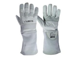 Scan Premium Leather Welding Gloves - XL (Size 10) (5023969009582) SCAGLOPWELXL