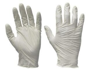 Scan Vinyl Gloves - M (Box 100) (5060131880235) SCAGLOVINYM