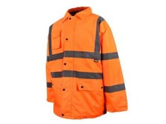 Scan Hi-Vis Orange Motorway Jacket - L (44in) (5023969005966) SCAHVMJLO