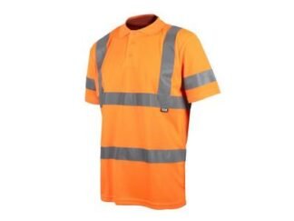 Scan Hi-Vis Orange Polo Shirt - L (42in) (5023969006253) SCAHVPSLO