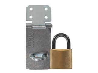 Scan Hasp and Staple 64mm + 40mm Padlock (5023969008189) SCAPHSGP64