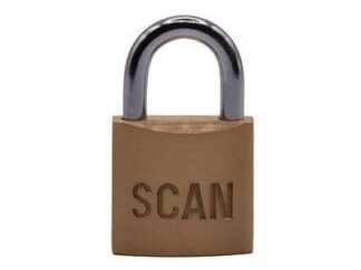 Scan Brass Padlock 25mm (5023969007786) SCAPLB25