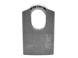 Scan Stainless Steel Shrouded Padlock 50mm (5023969008028) SCAPLS50