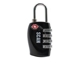 Scan Zinc Combination Padlock TSA Approved (5023969008318) SCAPLTSA31