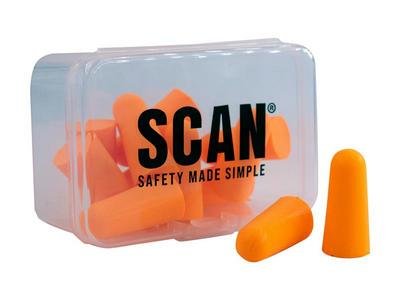 Scan Tapered Foam Earplugs (6 Pairs) (5023969271019) SCAPPEEARPL
