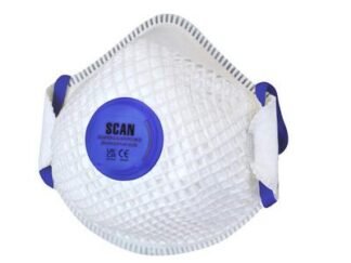 Scan Moulded Duranet Disposable Mask FFP2 (Pack of 2) (5023969313030) SCAPPEP2VDUR