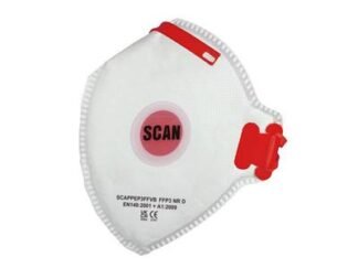 Scan Fold Flat Disposable Valved Disposable Mask FFP3 Protection (Pack 10) (5023969013978) SCAPPEP3FFVB