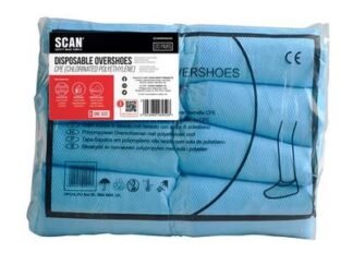 Scan Disposable Overshoes (20 pairs) (5023969269528) SCAWWDISSHOE