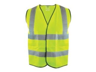 Scan Hi-Vis Yellow Waistcoat - XXL (52in) (5023969224640) SCAWWHVWXXL
