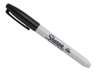 Sharpie Fine Tip Permanent Marker Black (3501179858579) SHP1985857