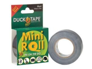Shurtape Duck Tape® Mini Roll 25mm x 10m Black (040074027169) SHUDTMINI