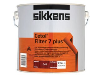 Sikkens Cetol Filter 7 Plus Translucent Woodstain Mahogany 2.5 litre (8711115285481) SIKCF7PM25