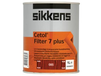 Sikkens Cetol Filter 7 Plus Translucent Woodstain Teak 1 litre (8711115285832) SIKCF7PT1L