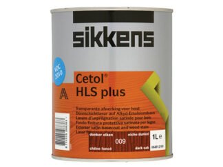 Sikkens Cetol HLS Plus Translucent Woodstain Dark Oak 1 litre (8711115288383) SIKCHLSPDO1L