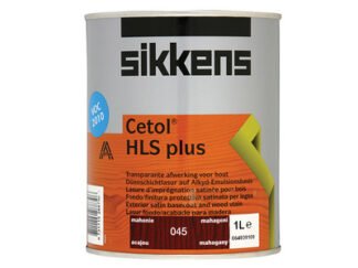 Sikkens Cetol HLS Plus Translucent Woodstain Mahogany 1 litre (8711115288796) SIKCHLSPM1L