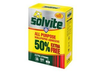 Solvite All Purpose Wallpaper Paste Sachet 20 Roll + 50% Free (5010305104339) SLVDECBOX