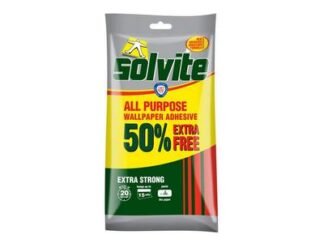 Solvite All Purpose Wallpaper Paste Sachet 10 Roll + 50% Free (5010305104315) SLVECCONOMY