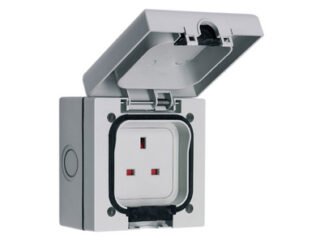 Smj IP66 13A Socket 1-Gang (5060038166340) SMJE613SB