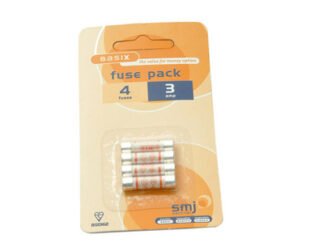 Smj 3A Fuses (Pack 4) (5060038160867) SMJFU03AC