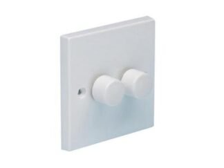 Smj Dimmer Switch 2-Gang 1-Way 250W Trade Pack (5060038169716) SMJPPDM2G1W