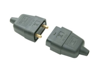 Smj Black Plug & Socket 10A 2-Pin (5060038163189) SMJRC2PBC