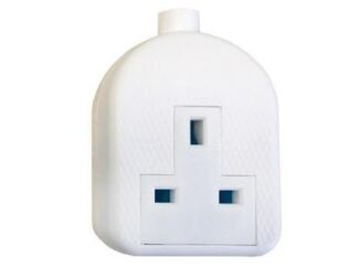 Smj White Trailing Extension Socket 13A 1-Gang (5060038163332) SMJRTS1GW