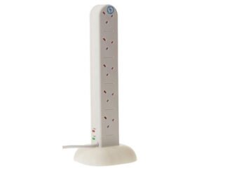 Smj Mini Surge Tower 240V 10-Way Surge Protection 2m (5060038166739) SMJS10WTTB