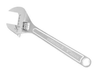 Stanley Metal Adjustable Wrench 200mm (8in) (3253560131227) STA013122