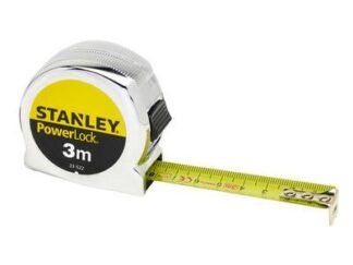 Stanley PowerLock® Classic Pocket Tape 3m (Width 19mm) (Metric only) (3253560335229) STA033522