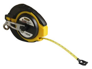 Stanley FatMax® Closed Case Steel Long Tape 30m/100ft (Width 10mm) (3253560341329) STA034132