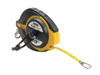 Stanley FatMax® Closed Case Steel Long Tape 20m (Width 10mm) (Metric only) (3253560341336) STA034133