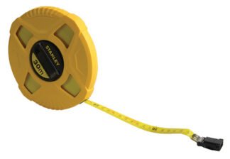 Stanley Closed Case Fibreglass Long Tape 30m (Width 13mm) (3253560342975) STA034297