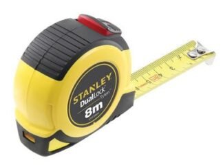 Stanley DualLock™ Tylon™ Pocket Tape 8m (Width 25mm) (Metric only) (3253560368043) STA036804