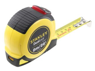 Stanley DualLock™ Tylon™ Pocket Tape 8m/26ft (Width 25mm) (3253560368074) STA036807