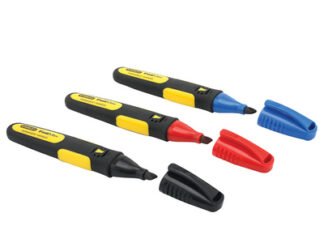 Stanley FatMax® Chisel Tip Marker (Pack 3) (3253560473150) STA047315