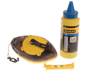 Stanley Power Winder Chalk Line 30m, Chalk & Level (3253560474652) STA047465