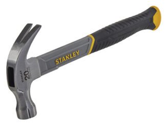 Stanley Curved Claw Hammer Fibreglass Shaft 570g (20oz) (3253560513108) STA051310