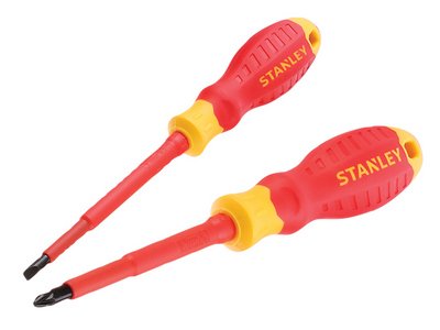 Stanley FatMax® VDE Insulated Screwdriver Set, 2 Piece (3253560600303) STA060030