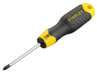 Stanley Cushion Grip Screwdriver Pozidriv Tip PZ1 x 75mm (3253560649555) STA064955