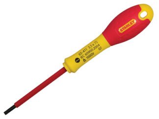 Stanley FatMax® VDE Insulated Screwdriver Parallel Tip 4.0 x 100mm (3253560654122) STA065412