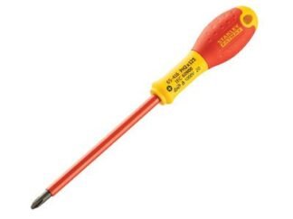 Stanley FatMax® VDE Insulated Screwdriver Phillips Tip PH2 x 125mm (3253560654160) STA065416