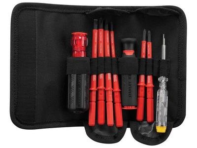 Stanley VDE Multi-Bit Screwdriver Set, 10 Piece (3253560664268) STA066426