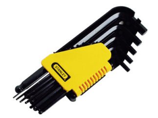 Stanley Ball End Hexagon Key Set, 12 Piece (1/16 - 3/8in) (3253560692575) STA069257