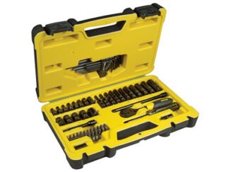 Stanley Tech 3 Socket Set of 66 1/4in Drive (3253560726539) STA072653