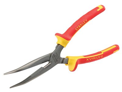Stanley FatMax® Bent Long Nose Pliers VDE 200mm (3253560840082) STA084008