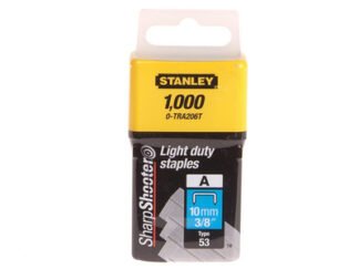 Stanley TRA2 Light-Duty Staple 10mm TRA206T (Pack 1000) (3253560054106) STA0TRA206T