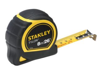 Stanley Tylon™ Pocket Tape 8m/26ft (Width 25mm) Loose (3253561306563) STA130656N