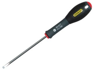 Stanley FatMax® Screwdriver Parallel Tip 4.0 x 100mm (Loose) (3253561650178) STA165017